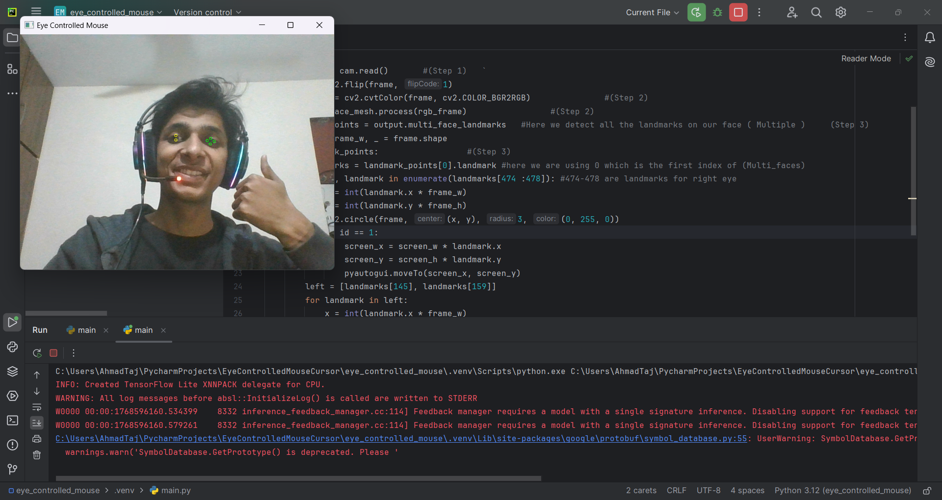 Eye-Tracking Mouse Cursor